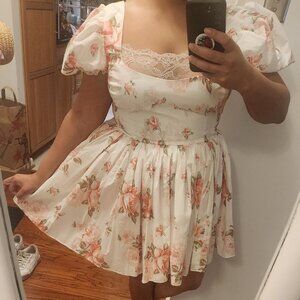 Gorgeous Selkie 100% Cotton Morning Roses Sofia Dress NWOT